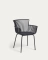 Surpika outdoor chair in black