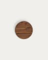 Saura round table top made of acacia wood in a walnut finish, Ø43 cm FSC 100%