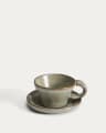 Alenia grey ceramic mug