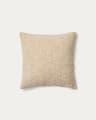 Mevia cushion cover in beige linen blend 50 x 50 cm