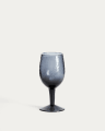 Calice da vino Sileia in vetro riciclato blu