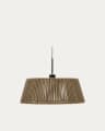 Aldet ceiling lampshade in beige mottled rope cord Ø46cm