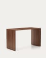 Schreibtisch Litto in Nussbaumfurnier 140 x 60 cm