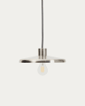 Nuvira ceiling lamp in light grey brushed metal