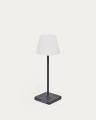 Outdoor Aluney table lamp in black finish