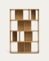 Set Litto de 6 estantes modulares de chapa de carvalho 101 x 152 cm