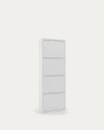 Schoenenrek Ode 50 x 136 cm 4 deuren wit