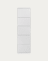 Ode Schuhschrank 50 x 168,5 cm 5-türig weiß