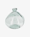 Gerro Brenna de vidre transparent 100% reciclat 33 cm