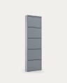 Shoe rack Ode 50 x 168,5 cm 5 doors grey