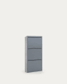 Sapateira Ode 50 x 103 cm 3 portas cinzento