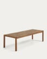 Mesa extensible Briva chapa de roble acabado envejecido 200 (280) x 100 cm