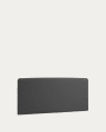 Dyla headboard with removable cover in black, for 150 cm bed FSC Mix Credit