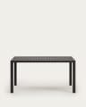 Culip aluminium outdoor table in powder coated grey finish, 150 x 77 cm