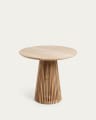 Table ronde Jeanette en teck Ø 90 cm