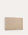 Tête de lit déhoussable Tanit en lin beige pour lit de 180 cm