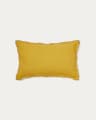 Sagi beige and mustard linen cushion Cover 30 x 50 cm