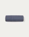 Capa de almofada Savina 100% PET azul 50 x 18 cm