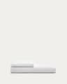 Zinnia bath towel in 100% white cotton 70 x 140 cm