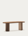 Nealy Tisch aus Nussbaumfurnier mit duklem Finish 200 x 100 cm