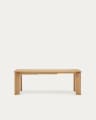 Mesa extensible Jondal de madera maciza y chapa de roble FSC 100% 200 (280) x 100 cm