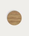 Sobre de mesa redonda Saura de de madera de acacia acabado natural Ø55 cm FSC 100%