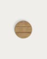 Sobre de mesa redondo Saura de de madera de acacia acabado natural Ø43 cm FSC 100%