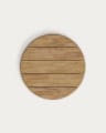 Saura Tischplatte rund aus Akazienholz, naturfarbenes Finish, Ø 70 cm, FSC 100%