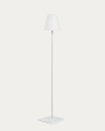 Lampada da terra da esterno solare Amaray in acciaio grigio 120 cm