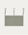 Green, 100% cotton organiser for the Laily cot, 25 x 45 cm