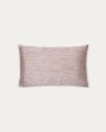 Housse de coussin Mirca structurée terracorra 50 x 30 cm