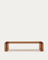 Adularia brown, tempered-glass coffee table, 140 x 60 cm