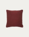 Labid maroon jacquard, 100% cotton cushion cover, 45 x 45 cm