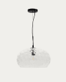 Balma transparent glass ceiling lamp, Ø 40 cm