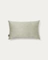 Housse de coussin Mirca structure vert 50 x 30 cm