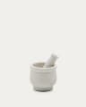 Mortier Ecin en marbre blanc
