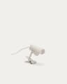 Jula small lamp with clamp in grey metal