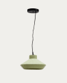 Portol green ceramic ceiling lamp