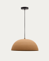 Nibla ceiling lamp in terracotta-effect metal Ø46cm