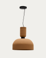Nibla ceiling lamp in terracotta-effect metal Ø40cm