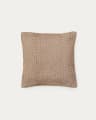 Cushion cover Eriam 100% PET beige 50 x 50 cm