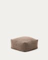 Pouf Vedell 100% PET arancione 60 x 60 x 30 cm