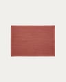 Erona bath mat 100% recycled cotton terracotta 50 x 70 cm