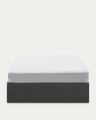 Matters folding sofa in black for a 160 x 200 cm mattress