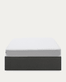 Matters folding sofa in black for a 150 x 190 cm mattress