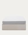 Matters folding sofa in beige for a 180 x 200 cm mattress