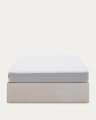 Matters folding sofa in beige for a 160 x 200 cm mattress