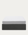 Matters folding sofa in black for a 140 x 190 cm mattress
