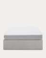 Matters folding sofa in grey for a 140 x 190 cm mattress