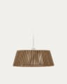 Paralume per lampada da soffitto Aldet in corda grigia Ø46 cm